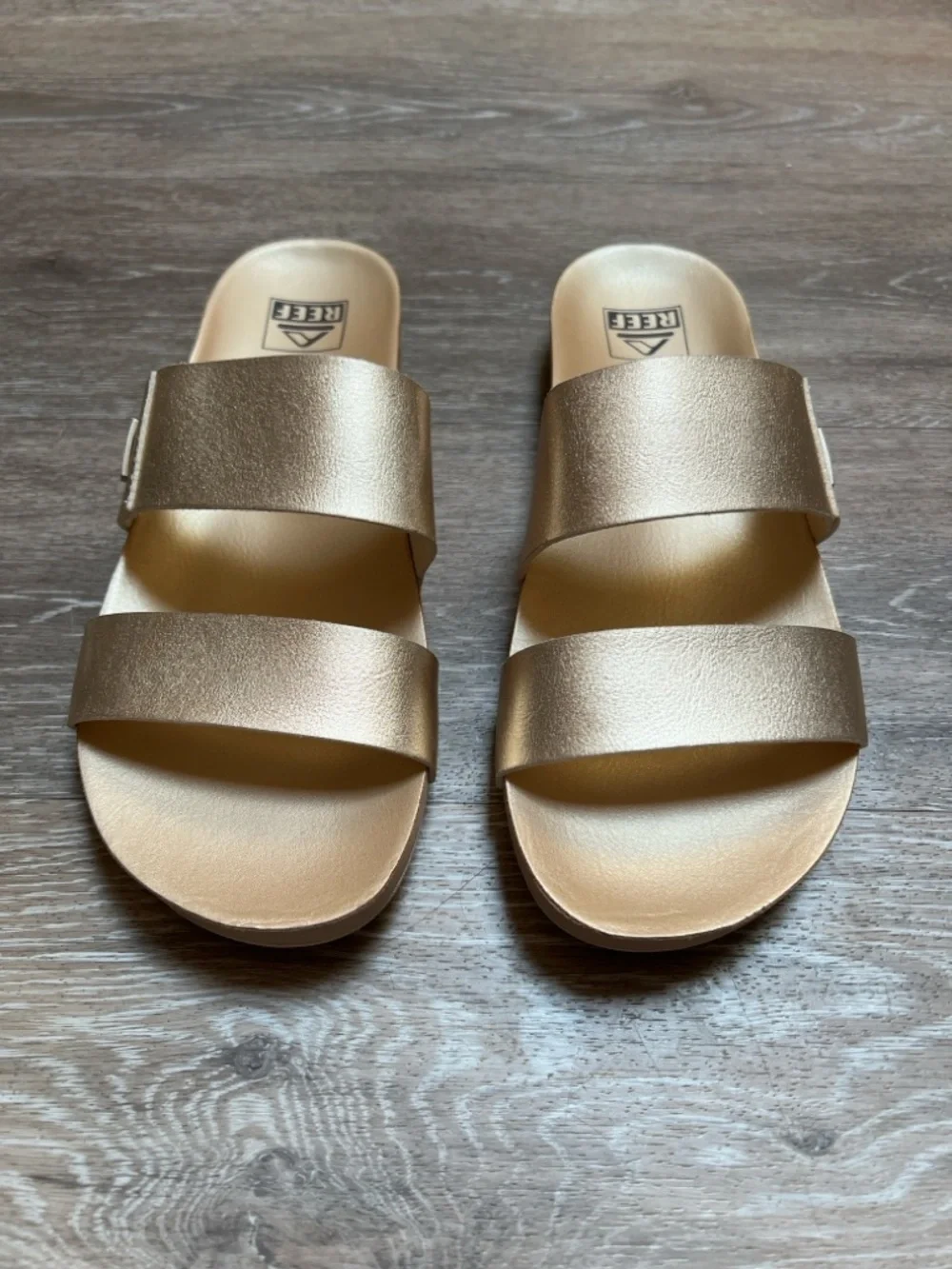 Reef Women's Cushion Vista Slide Sandals | Golden Hour - Picture 2 of 6